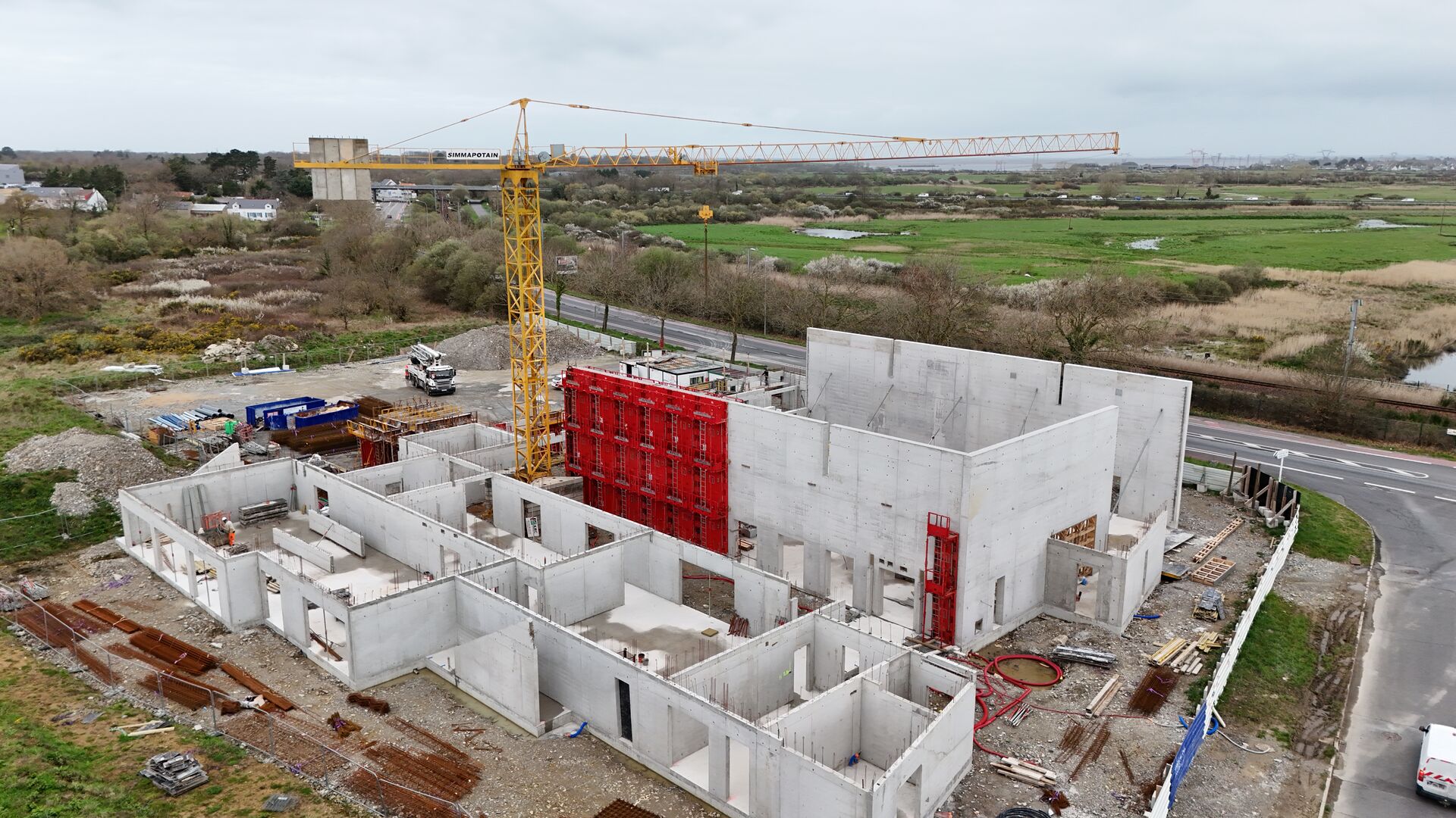 Vue aérienne du chantier - 5