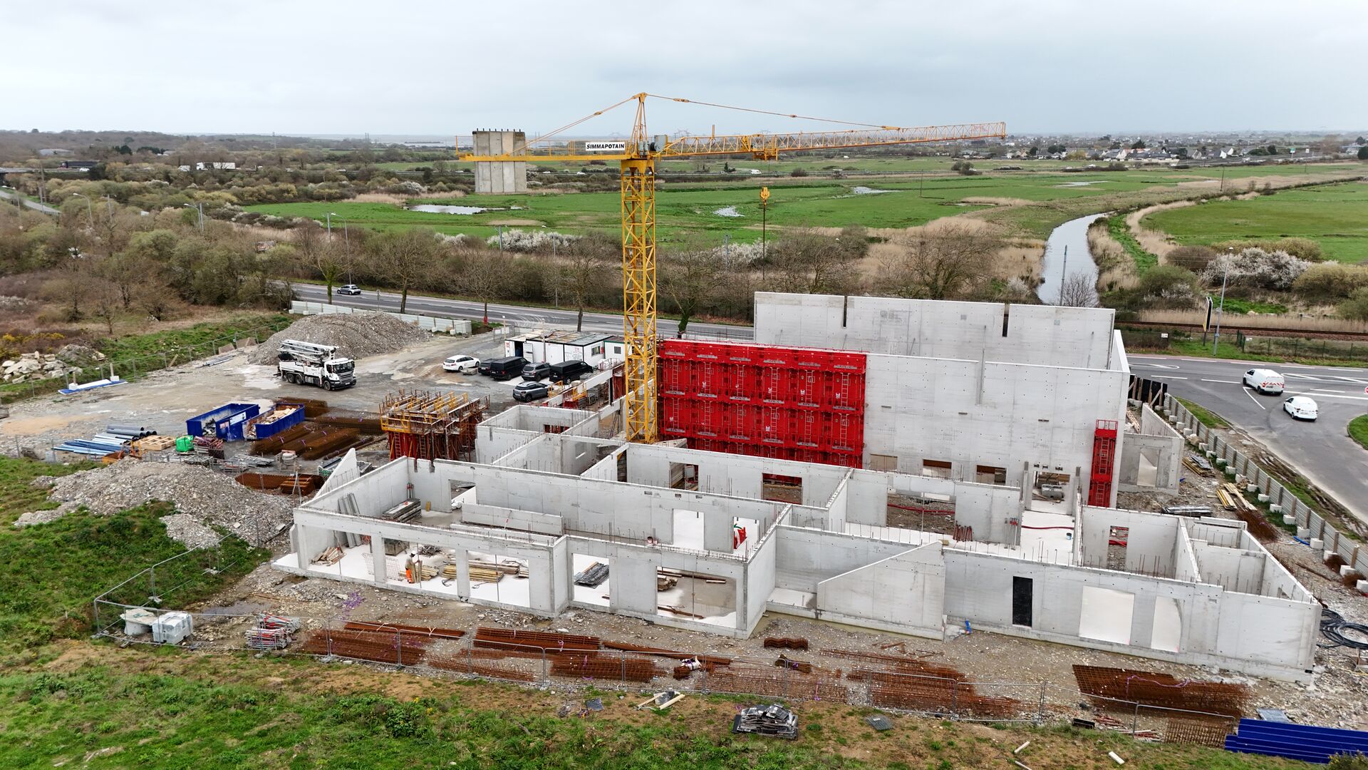 Vue aérienne du chantier - 7