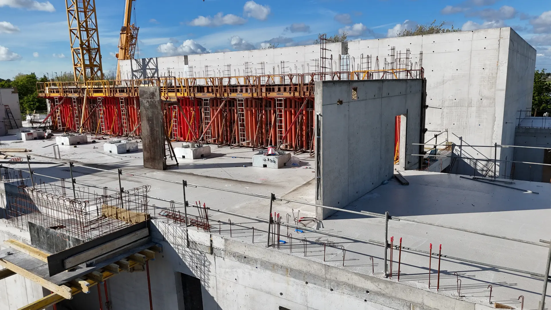 Vue aérienne du chantier - 12